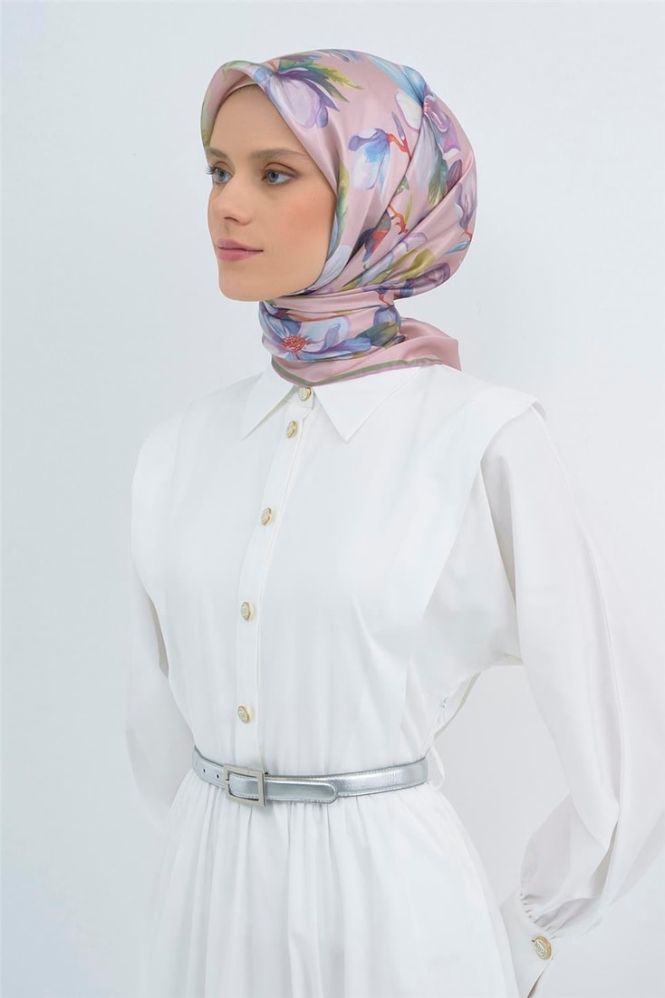 Armine  Saf İpek Twill Eşarp 9524D 52