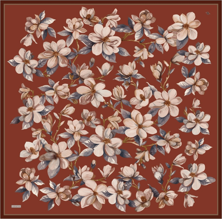 Armine  Saf İpek Twill Eşarp 9524D 56 