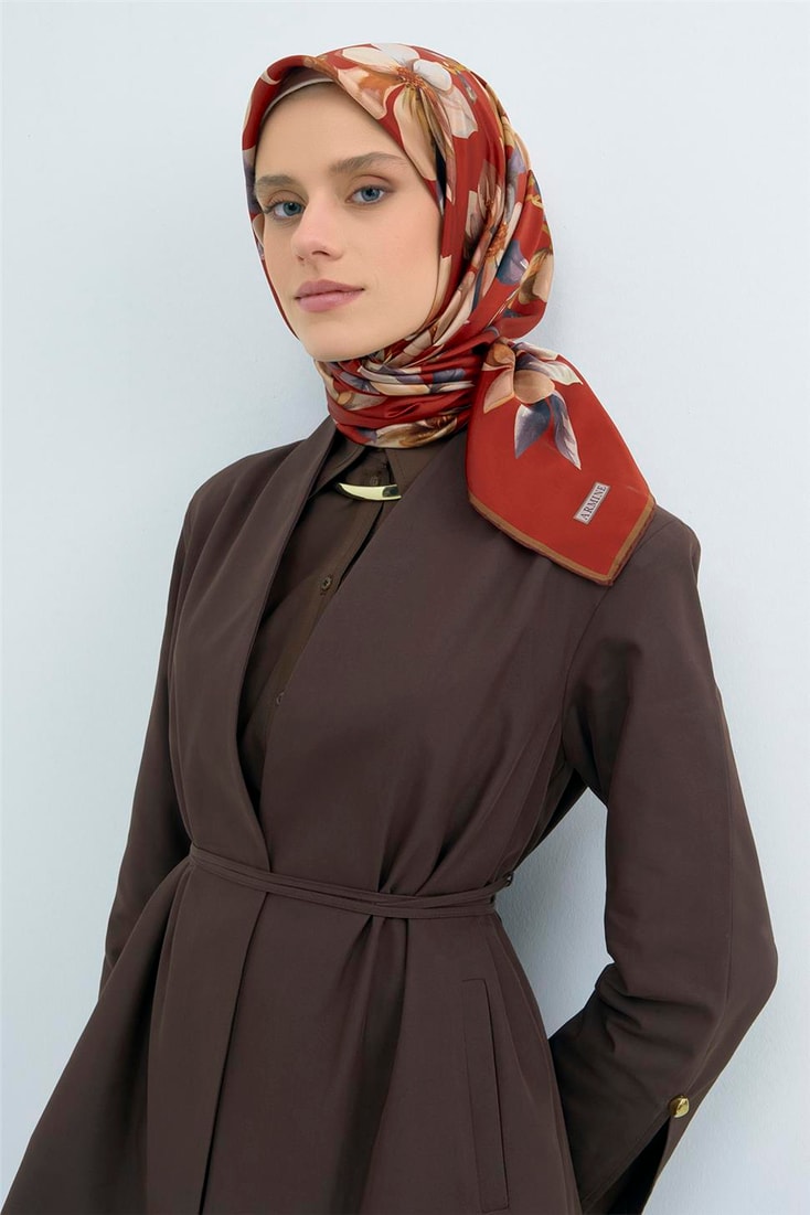 Armine  Saf İpek Twill Eşarp 9524D 56 