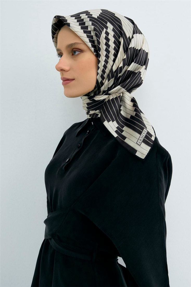 Armine  Saf İpek Sura Eşarp 9525D 65 