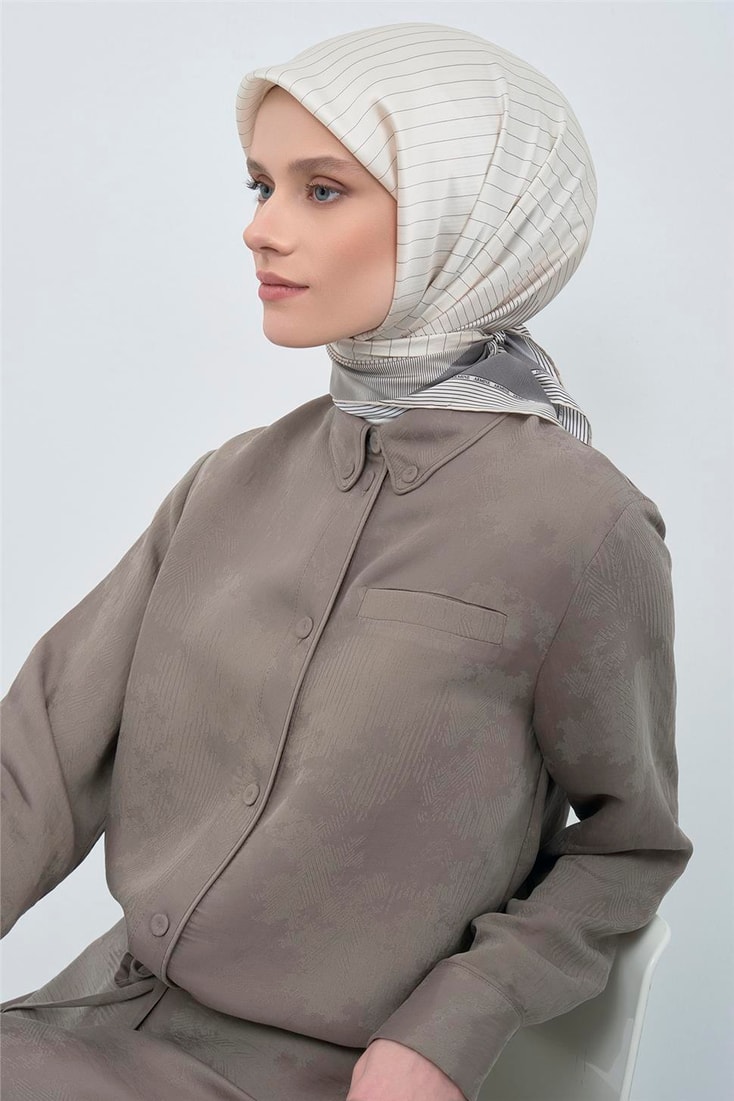 Armine  Saf İpek Twill Eşarp 9526D 06 