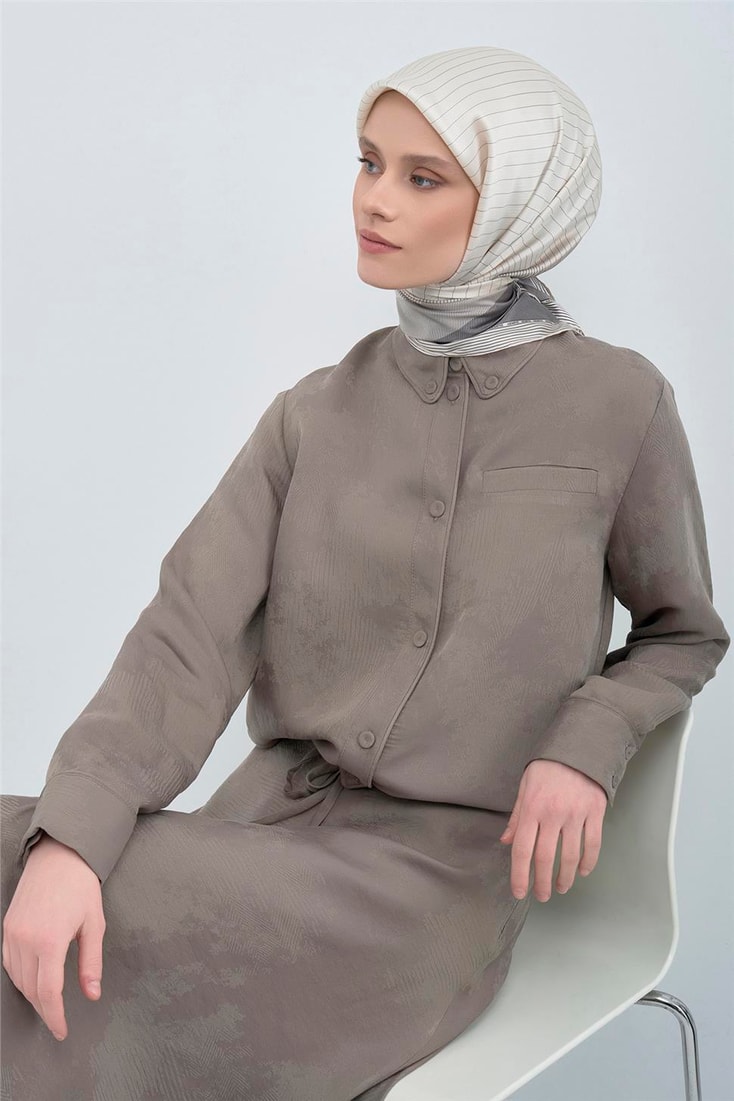 Armine  Saf İpek Twill Eşarp 9526D 06 