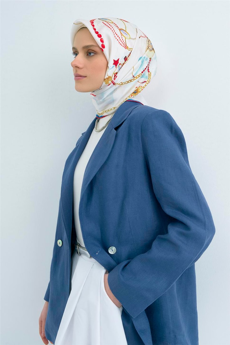 Armine  Saf İpek Twill Eşarp 9527D 01