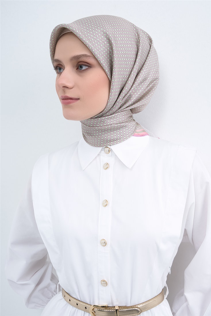 Armine  Saf İpek Twill Eşarp 9528D 09