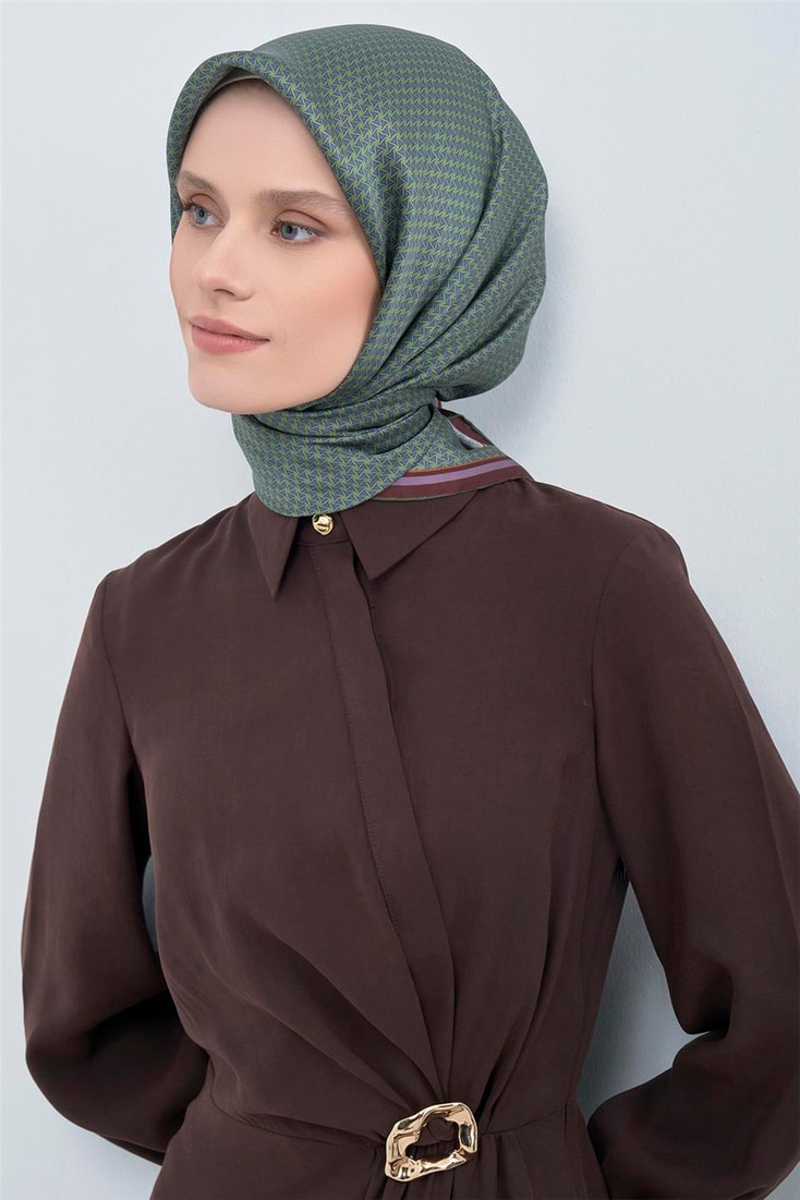 Armine  Saf İpek Twill Eşarp 9528D 55 