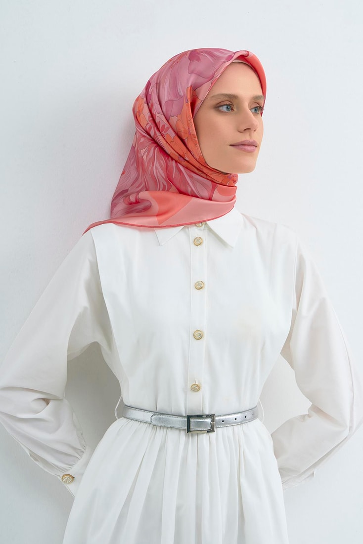 Armine  Saf İpek Sura Eşarp 9529D 55 