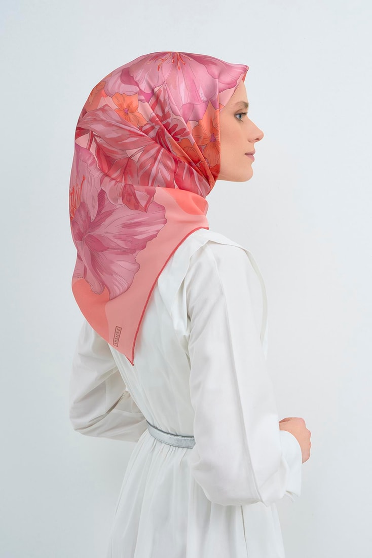 Armine  Saf İpek Sura Eşarp 9529D 55 