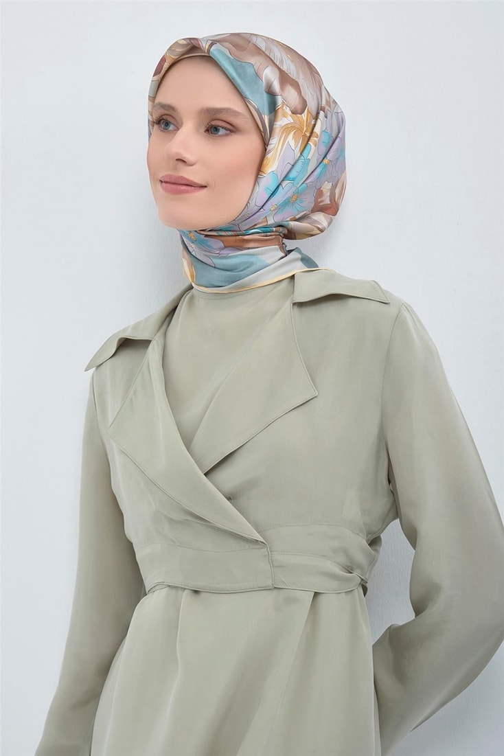 Armine  Saf İpek Twill Eşarp 9529D 81