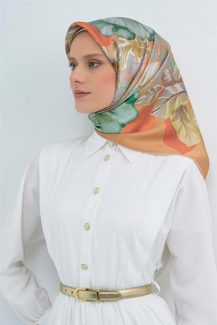 Armine  Saf İpek Twill Eşarp 9529D 85 