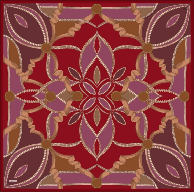 Armine  Saf İpek Sura Eşarp 9531D 52 