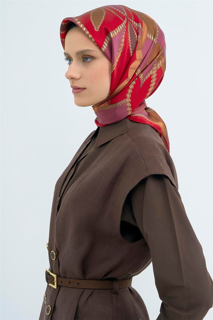 Armine  Saf İpek Sura Eşarp 9531D 52 