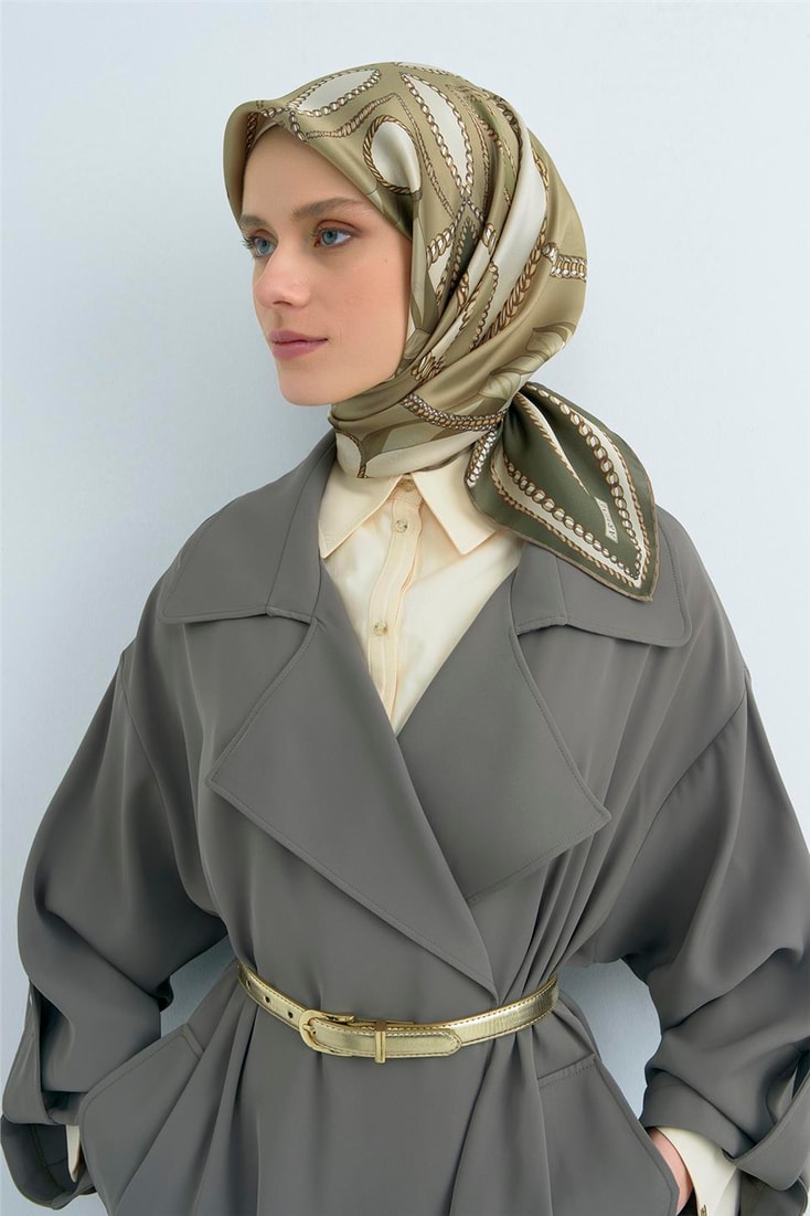 Armine  Saf İpek Twill Eşarp 9531D 34