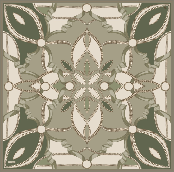 Armine  Saf İpek Twill Eşarp 9531D 34
