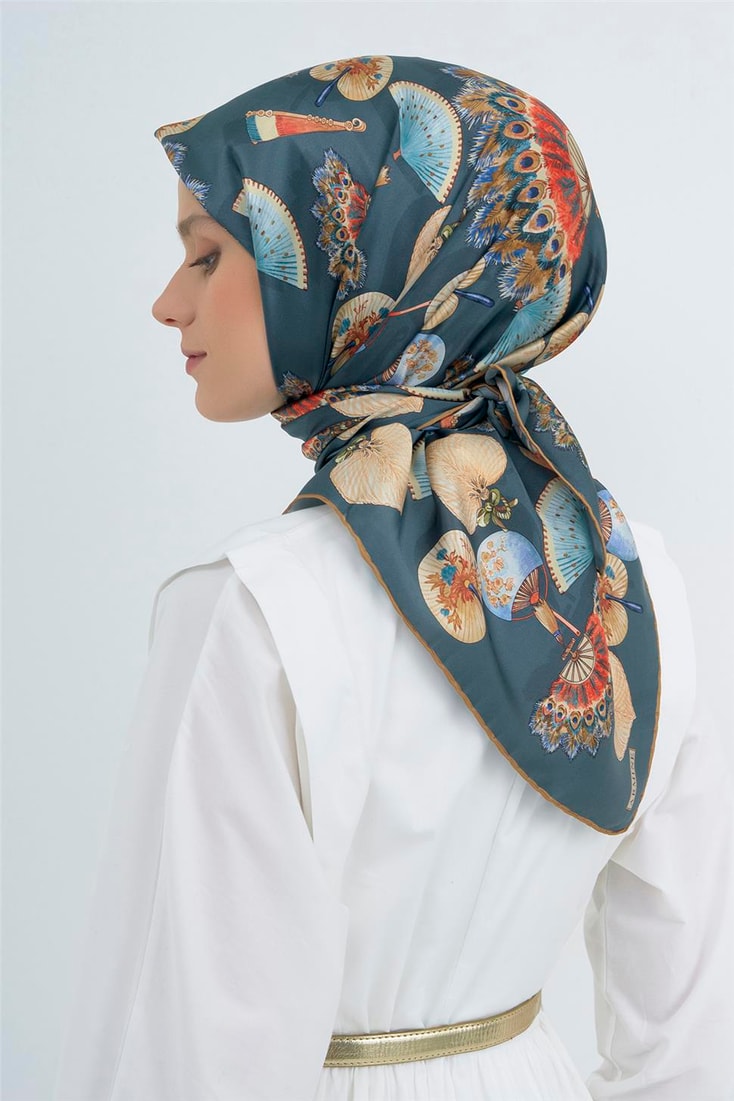 Armine  Saf İpek Twill Eşarp 9532D 80 