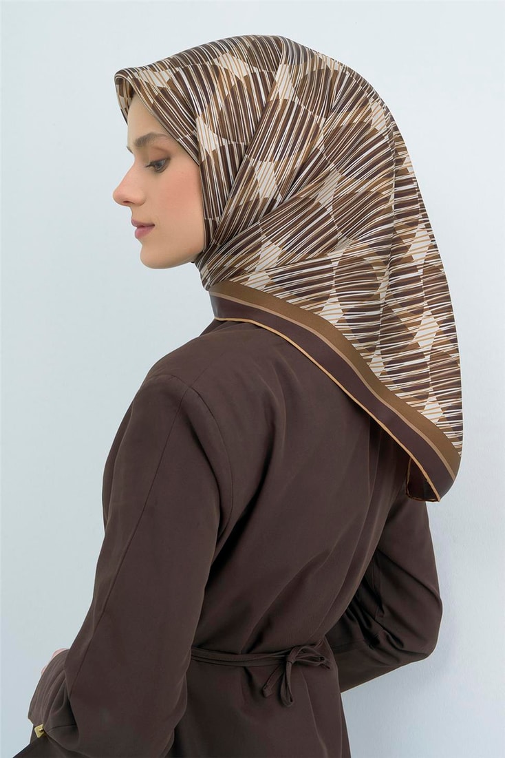 Armine  Saf İpek Twill Eşarp 9533D 80 