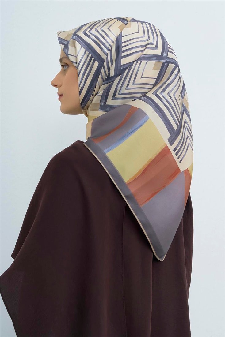 Armine  Saf İpek Twill Eşarp 9534D 04 