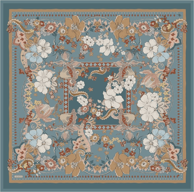 Armine  Saf İpek Sura Eşarp 9535D 85 
