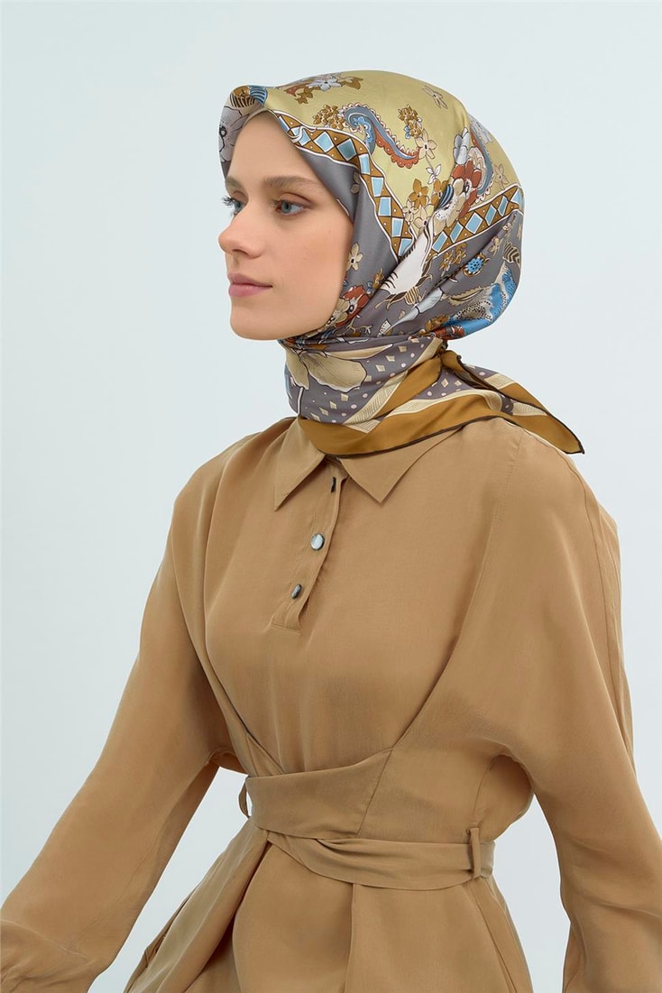 Armine  Saf İpek Twill Eşarp 9535D 32 