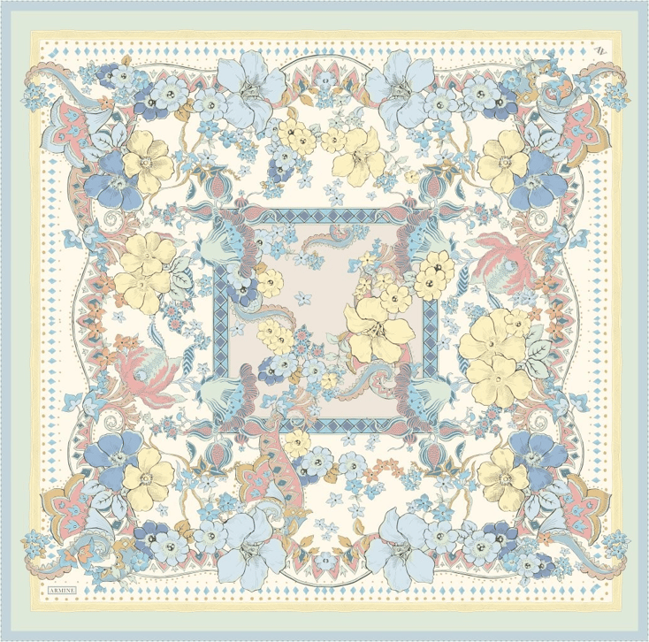 Armine  Saf İpek Twill Eşarp 9535D 84 