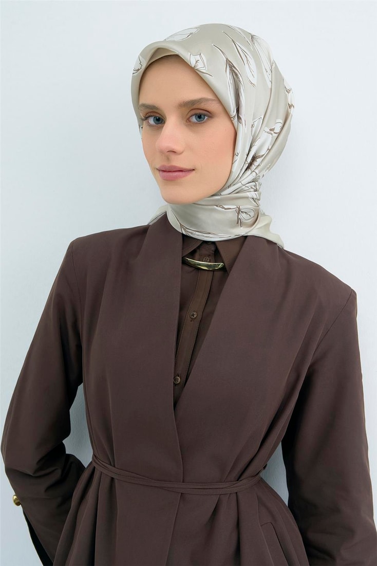 Armine  Saf İpek Twill Eşarp 9536D 41 