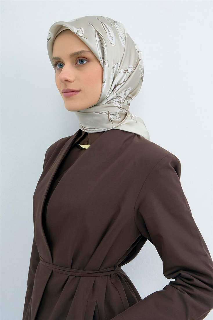 Armine  Saf İpek Twill Eşarp 9536D 41 