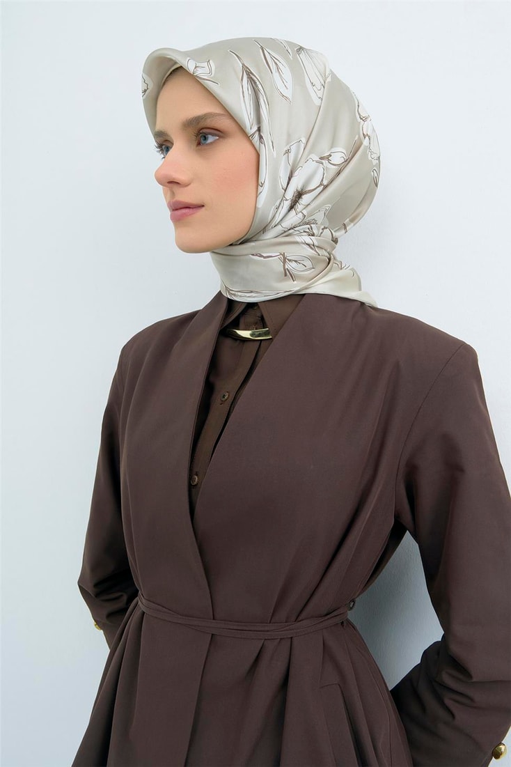 Armine  Saf İpek Twill Eşarp 9536D 41 