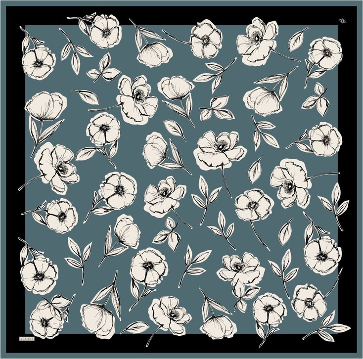Armine  Saf İpek Twill Eşarp 9536D 42