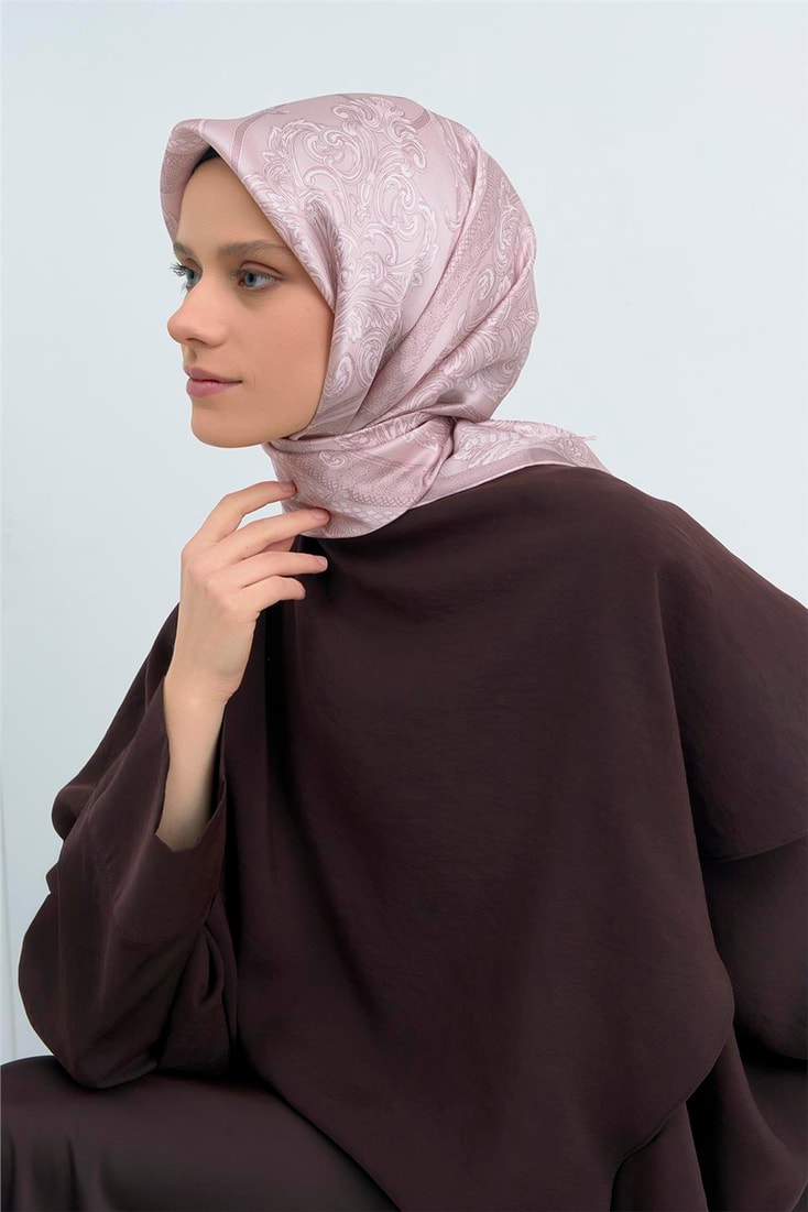 Armine  Saf İpek Twill Eşarp 9537D 01 