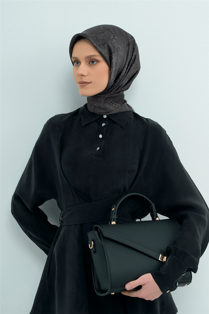 Armine  Saf İpek Twill Eşarp 9537D 80 