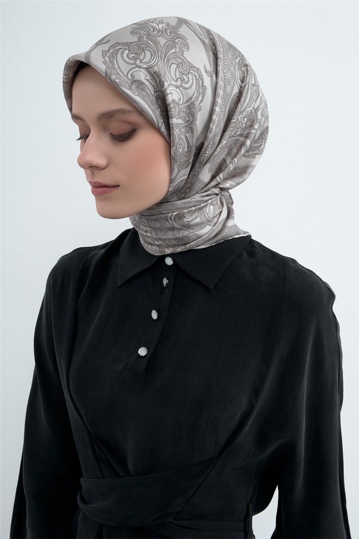Armine  Saf İpek Twill Eşarp 9537D 82