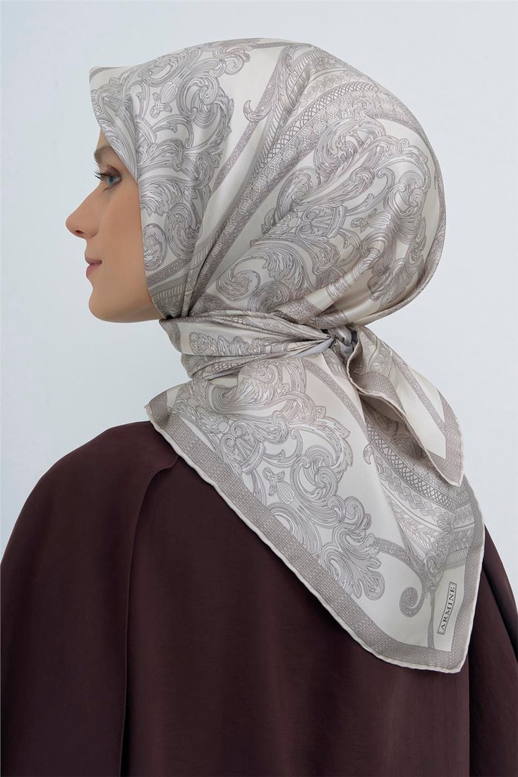 Armine  Saf İpek Twill Eşarp 9537D 83 