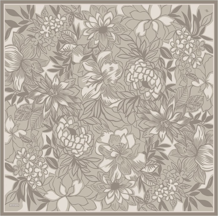 Armine  Saf İpek Twill Eşarp 9539D 85