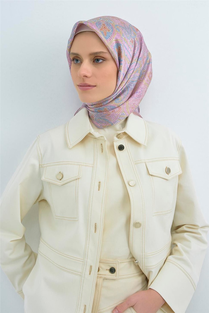 Armine  Saf İpek Twill Eşarp 9540D 02 