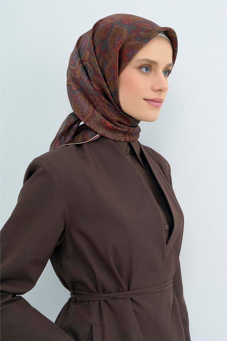 Armine  Saf İpek Twill Eşarp 9540D 34 