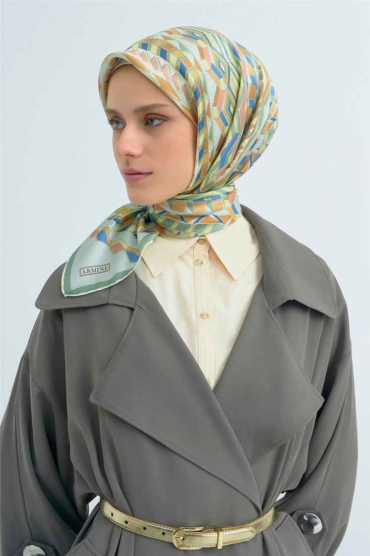 Armine  Saf İpek Sura Eşarp 9542D 50