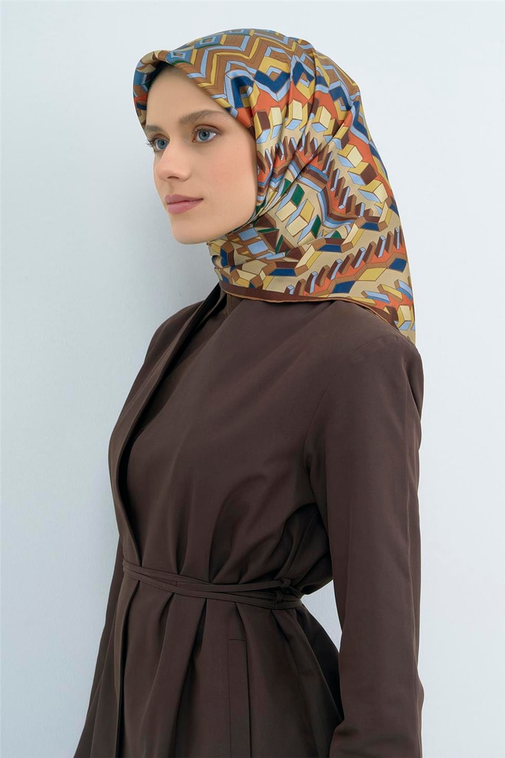 Armine  Saf İpek Twill Eşarp 9542D 82 