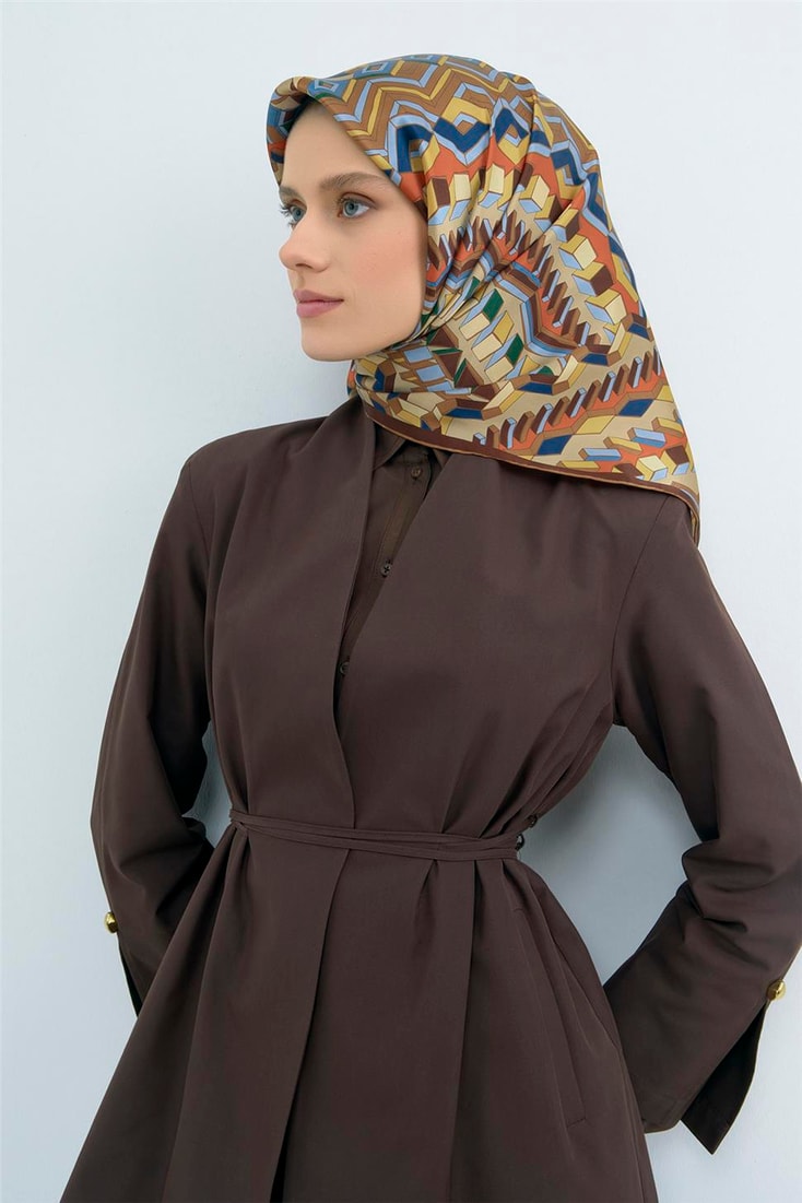 Armine  Saf İpek Twill Eşarp 9542D 82 