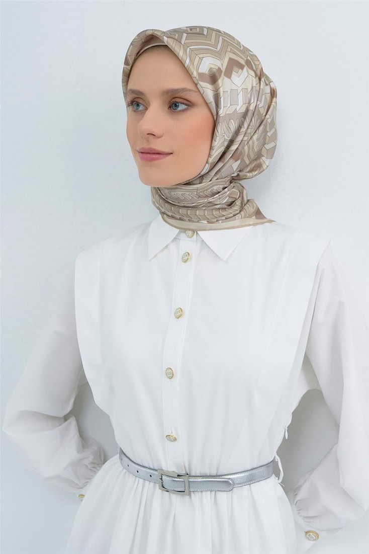 Armine  Saf İpek Twill Eşarp 9542D 86 