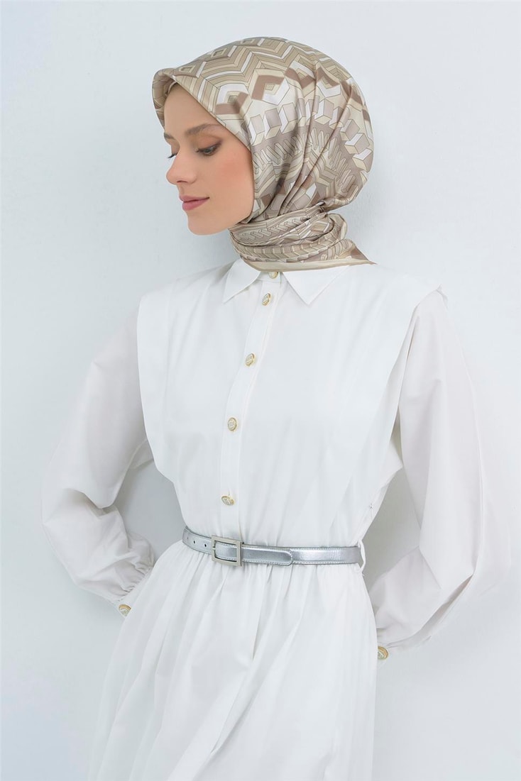 Armine  Saf İpek Twill Eşarp 9542D 86 