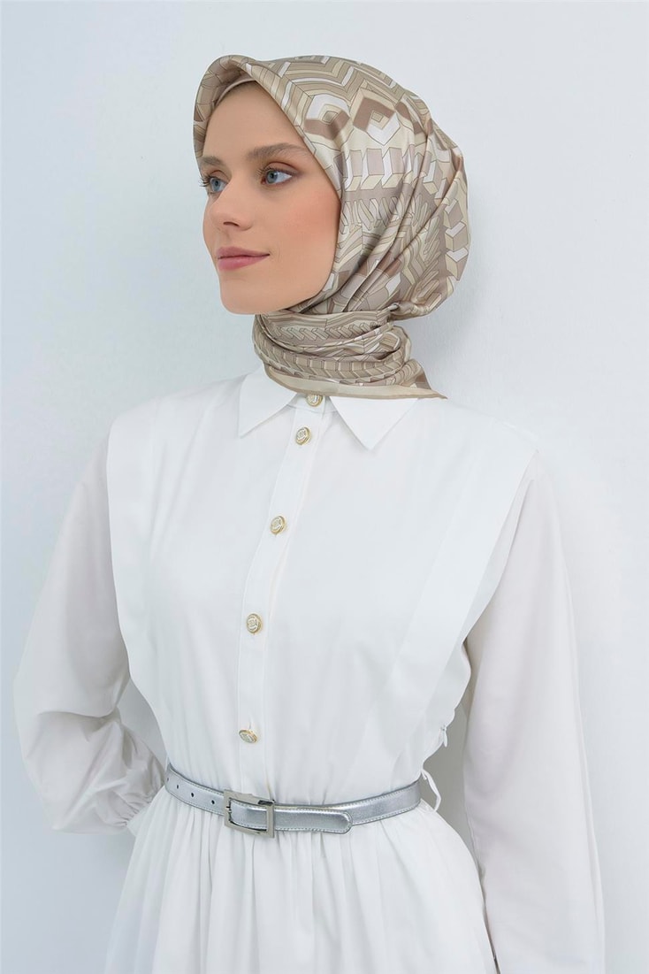 Armine  Saf İpek Twill Eşarp 9542D 86 