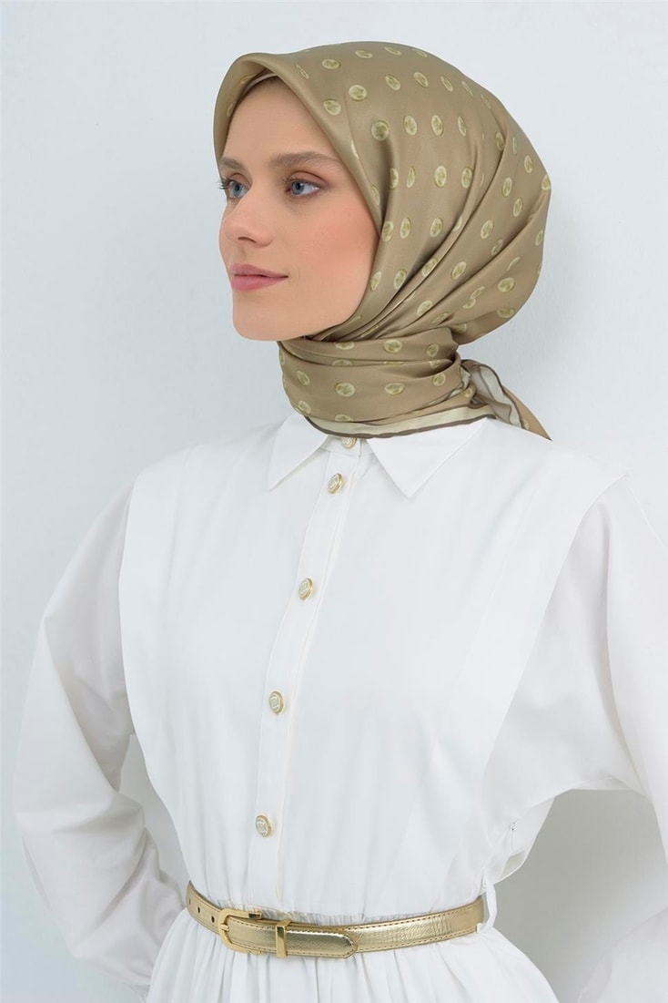 Armine  Saf İpek Twill Eşarp 9544D 34 
