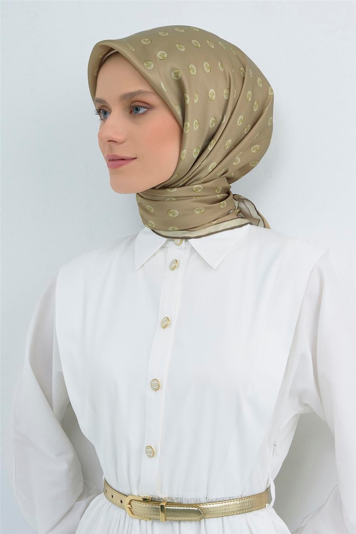 Armine  Saf İpek Twill Eşarp 9544D 34 