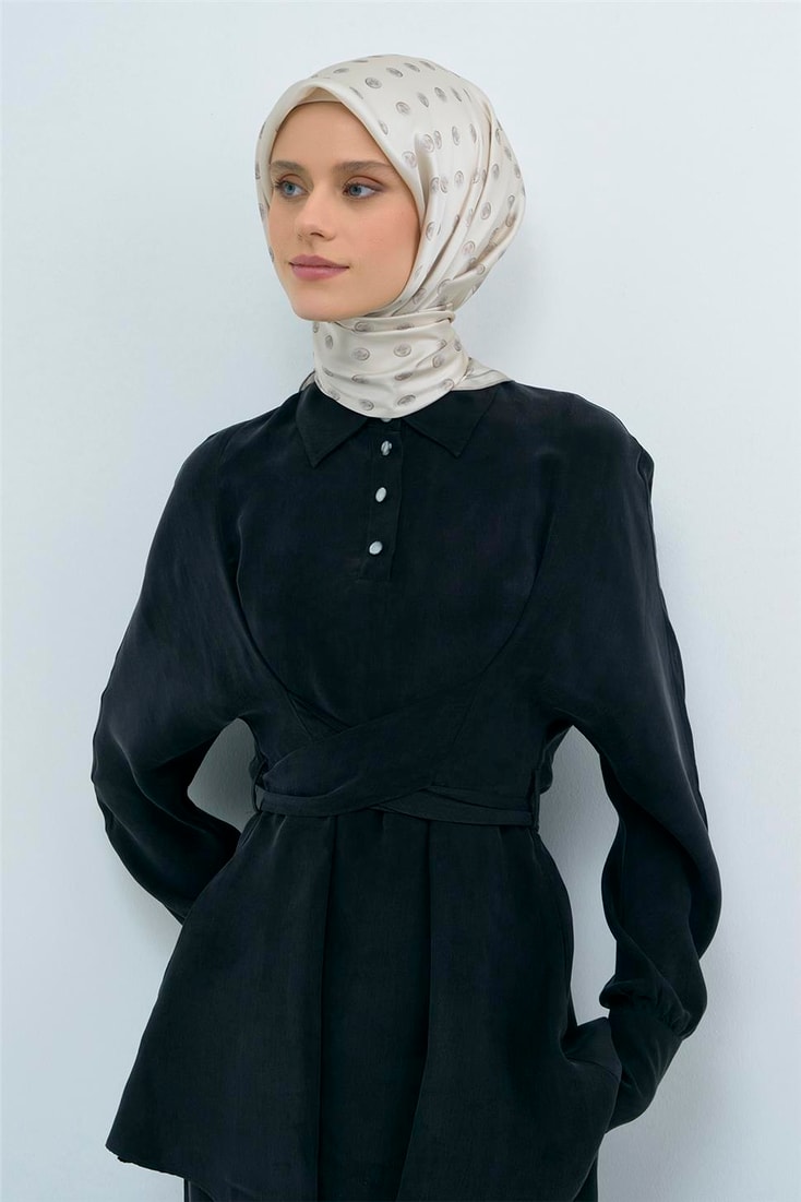 Armine  Saf İpek Twill Eşarp 9544D 85 