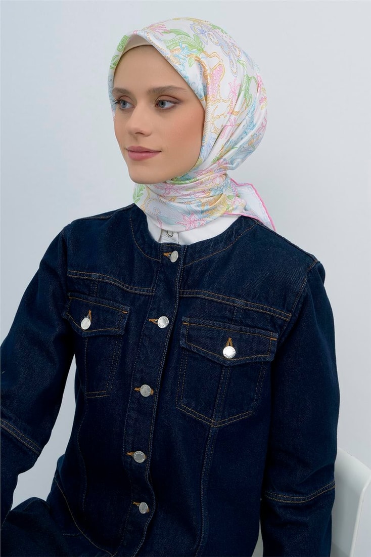 Armine  Saf İpek Sura Eşarp 9545D 01