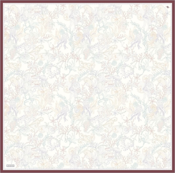 Armine  Saf İpek Twill Eşarp 9545D 51 