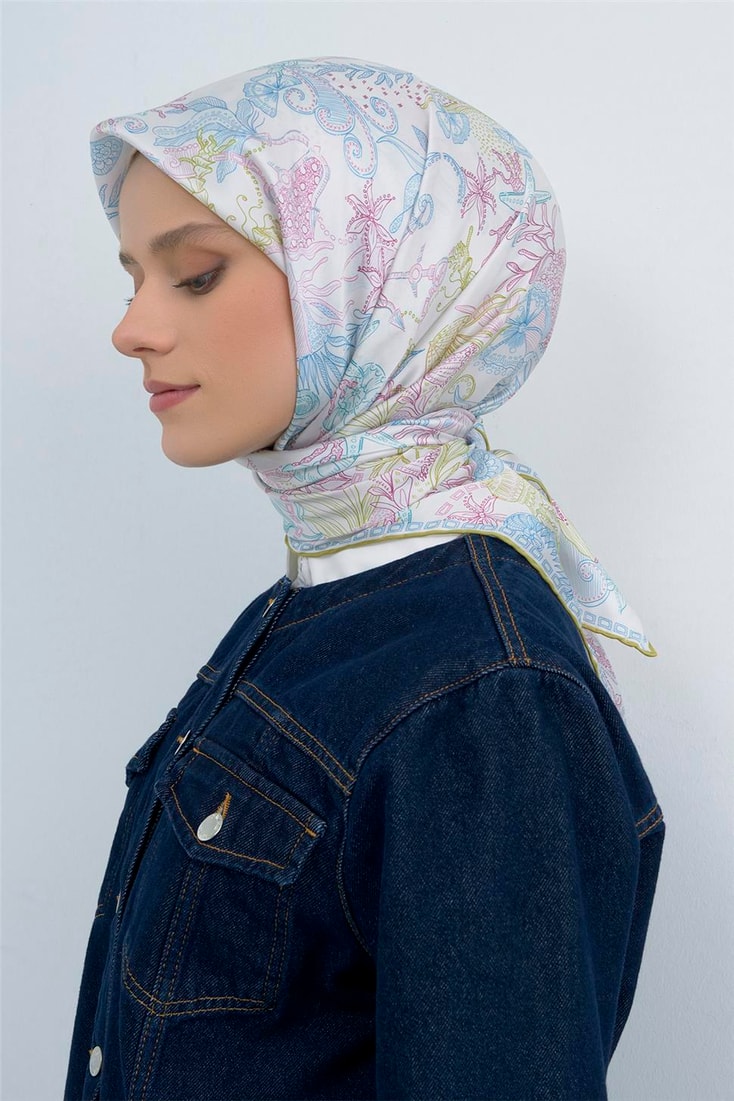 Armine  Saf İpek Twill Eşarp 9545D 53
