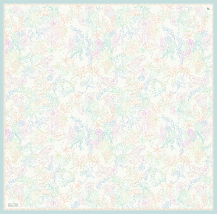 Armine  Saf İpek Twill Eşarp 9545D 84