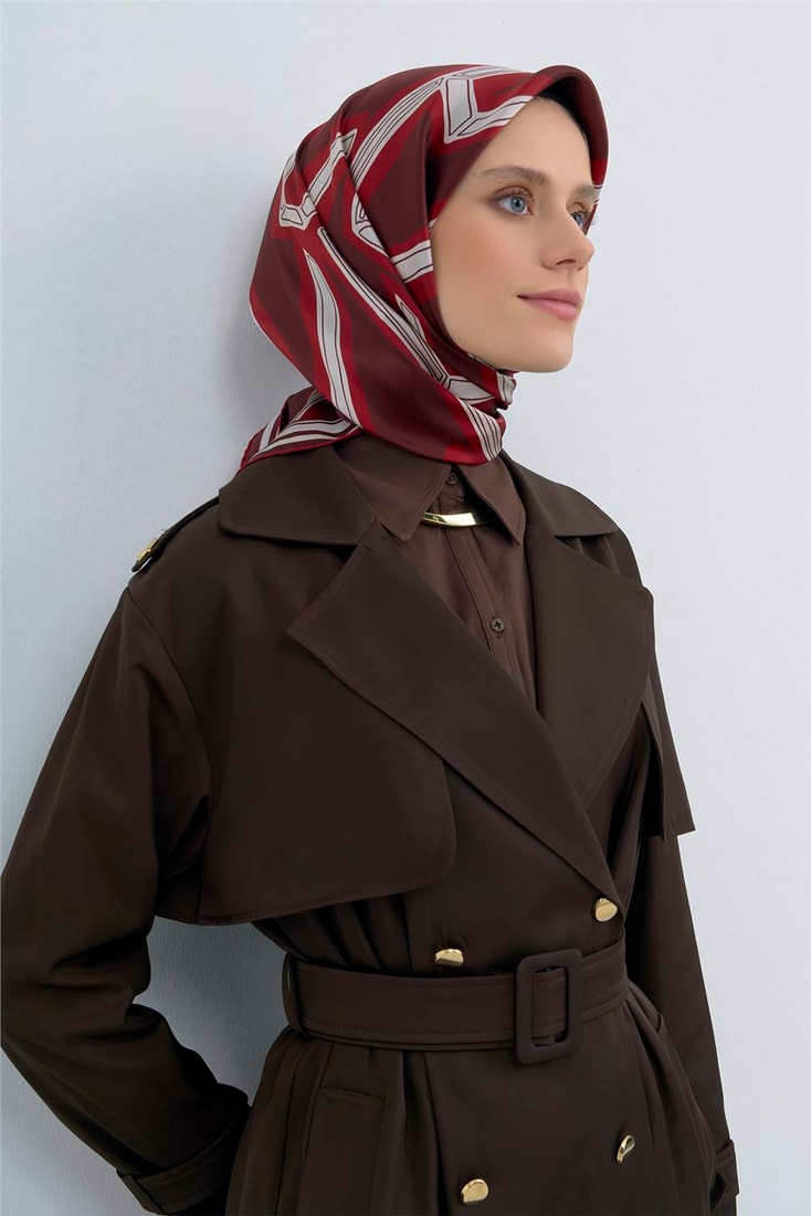 Armine  Saf İpek Twill Eşarp 9547D 83 
