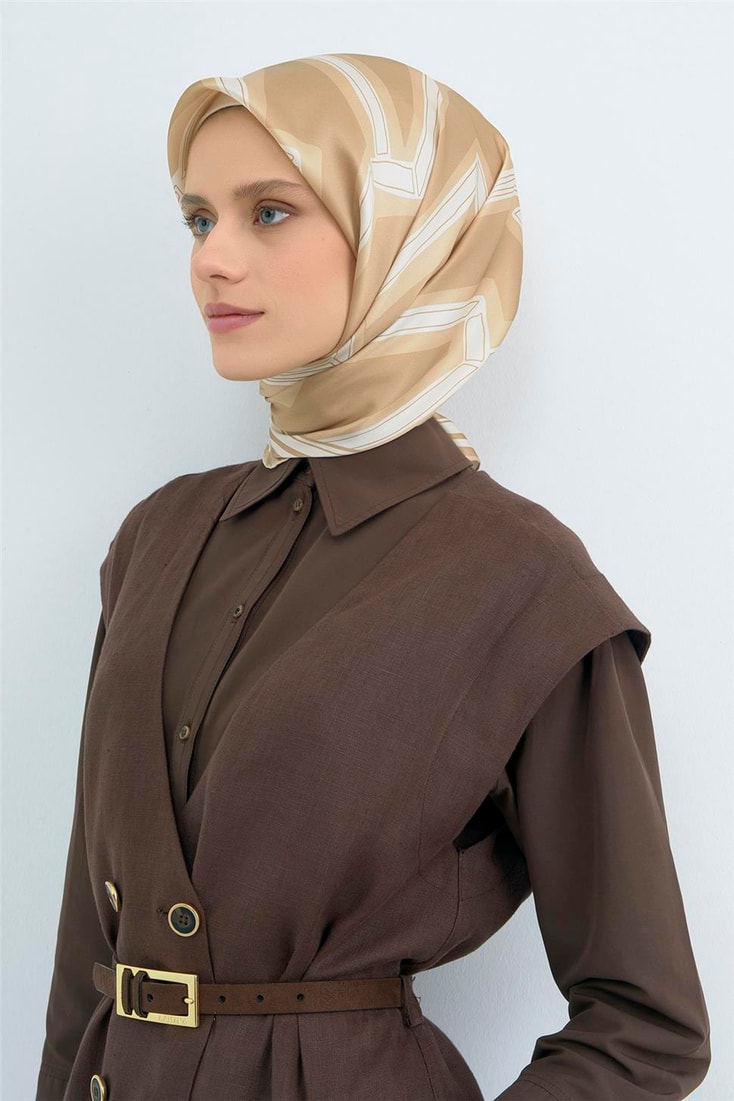 Armine  Saf İpek Twill Eşarp 9547D 85 