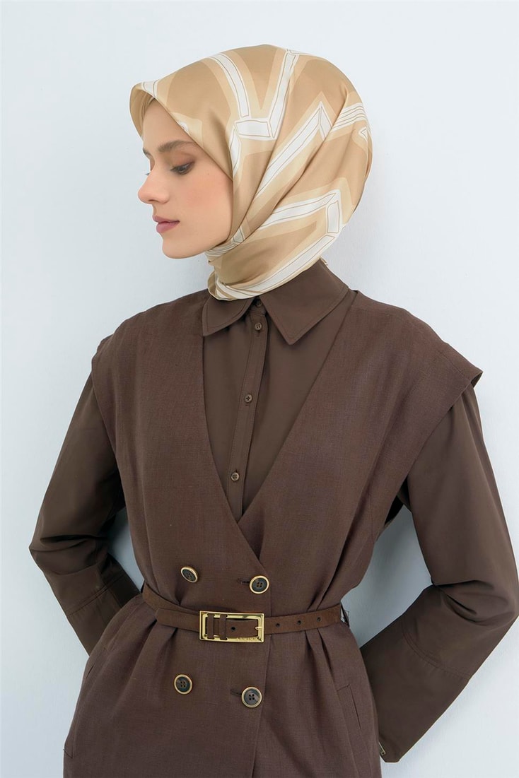 Armine  Saf İpek Twill Eşarp 9547D 85 